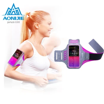 

AONIJIE Running Armband Iphone 6S/7 Cell Phone Holder Mobile Case Adjustable Reflective Sports Arm Band Bag Belt for Gym Fitness