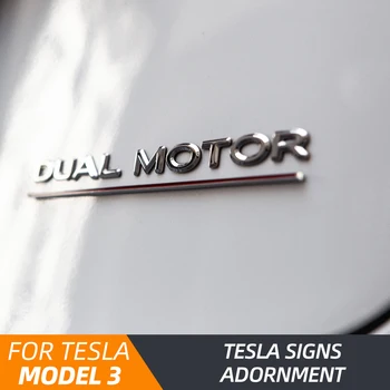 

Model3 Car Tail Letter Label For Tesla Model 3 Accessories Model Y X S Three ModelY ModelS ModelX Trunk Letters Sticker