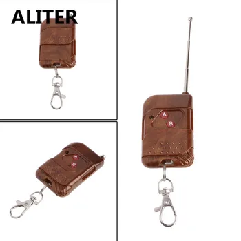 

ALITER 0-50m 2 CH RF Wireless Remote Control Dual Button Transmitter 315 MHz/433 MHz