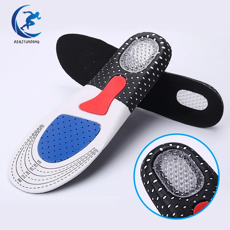 

Silicone Sport Insole Gel Massaging Insoles for Low Arches Orthopedic and Plantar Fasciitis Running Sport Insoles