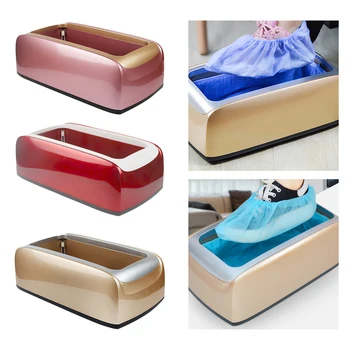 

Home Office Automatic Shoe Cover Dispenser Machine Hands Free Portable Overshoe Dispense shoecover mechine