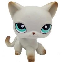 Лпс стоячки кошки Игрушки для кошек lps, редкие подставки, маленькие короткие волосы, котенок, розовый#2291, серый#5, черный#994,, коллекция фигурок для питомцев - Цвет: 391