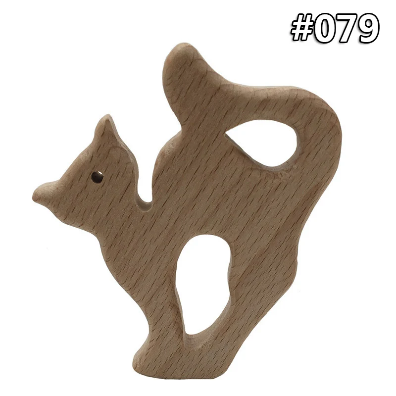 wood teether 079 1 шт. деревянные Прорезыватели для зубов, пищевой, бук, дерево, мультфильм, фруктовая форма, сделай сам, пустышка, цепь 3C, сертификация, деревянный прорезыватель, игрушка в подарок - Цвет: wood teether 079