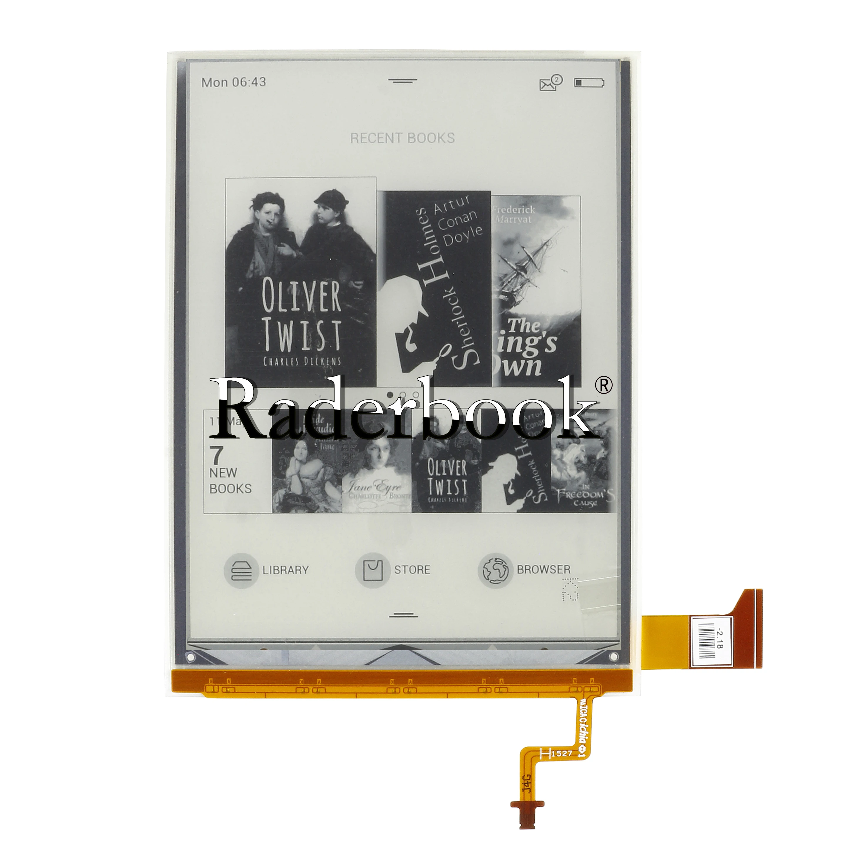 Nova Matriz de Exibição Lcd para Ed060kg2 E-book Reader Lcd Substituição da Tela
