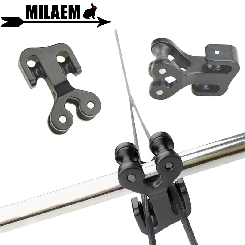 

1pc Archery Cable Slide Compound Bow String Splitter Roller Glide Separator Protector Pulley Compound Bow Shooting Accessories