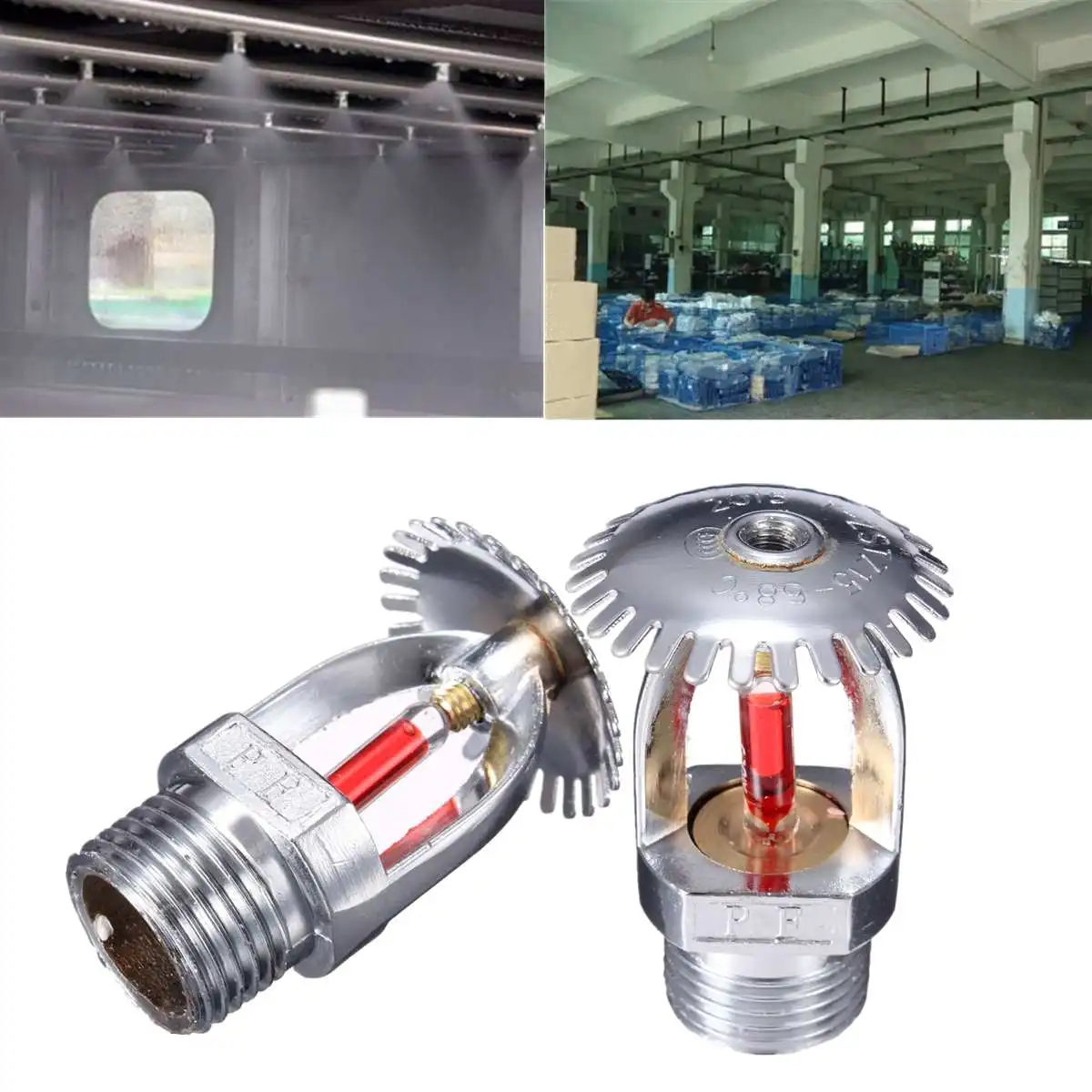 

1pcs 5x3.4cm 68 Degrees Pendent for Fire Extinguishing System Protection Sprinkler Head New Pendent Sprinklers