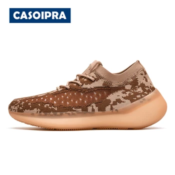 

CASOIPRA 2020 Luxury Brand Men Sneakers Breathable Flyknit Casual Shoes Lace-up Trainers Shoes Deportivas Hombre Basket Homme