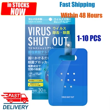 

1PCS[in stocks] Lanyard Air Sterilization Card Reusable Durable Multifunction Disinfection Purifier Polluting Prevention Supply