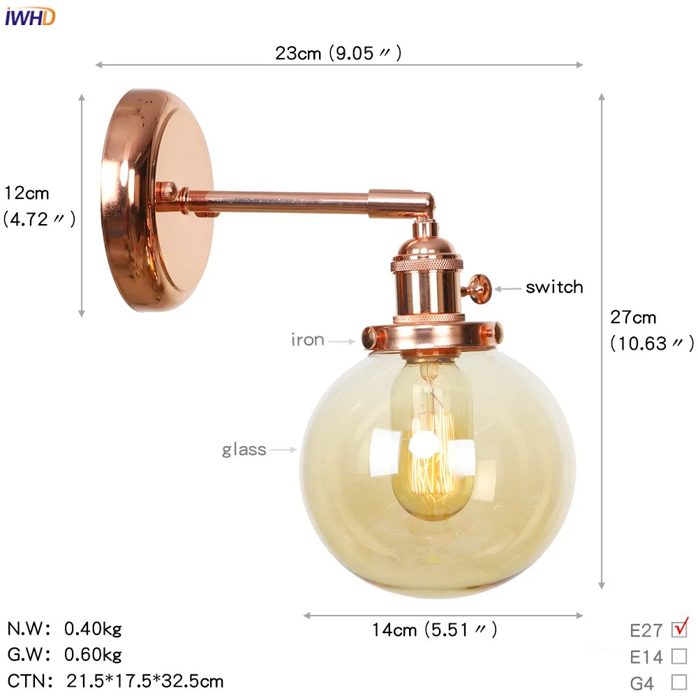 BA323玫瑰金+琥珀罩  尺寸图英文版