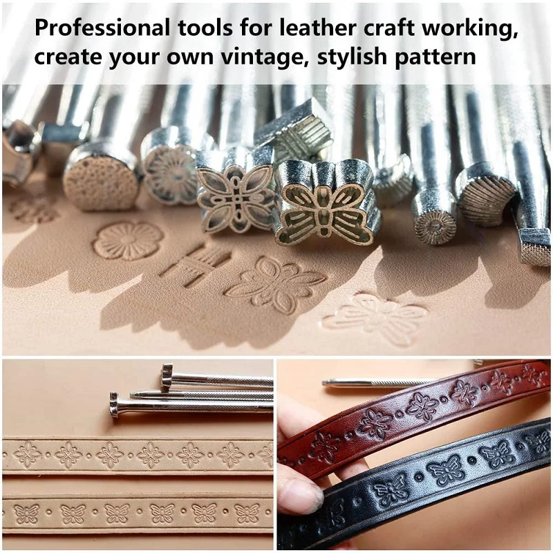 Leather Stamping Leathercraft Carving Tools Different Shape Saddle
