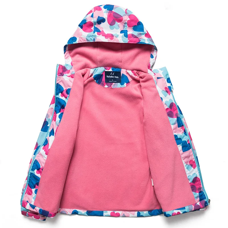 

A Generation of Fat Childrenswear Spring Foreign Trade Origional Brand Childrenswear Girls Children GIRL'S Cartoon Heart Jacket