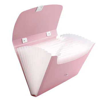 

With Handle Expanding File Folder Multi Pockets Solid Accordion Home Document Organizer A4 Size Portable Waterproof Anti Lost