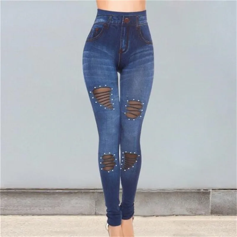 Женские модные джинсы, рваные джинсовые штаны с дырками, узкие джинсовые штаны, Джинсы бойфренда, женские повседневные брюки-карандаш