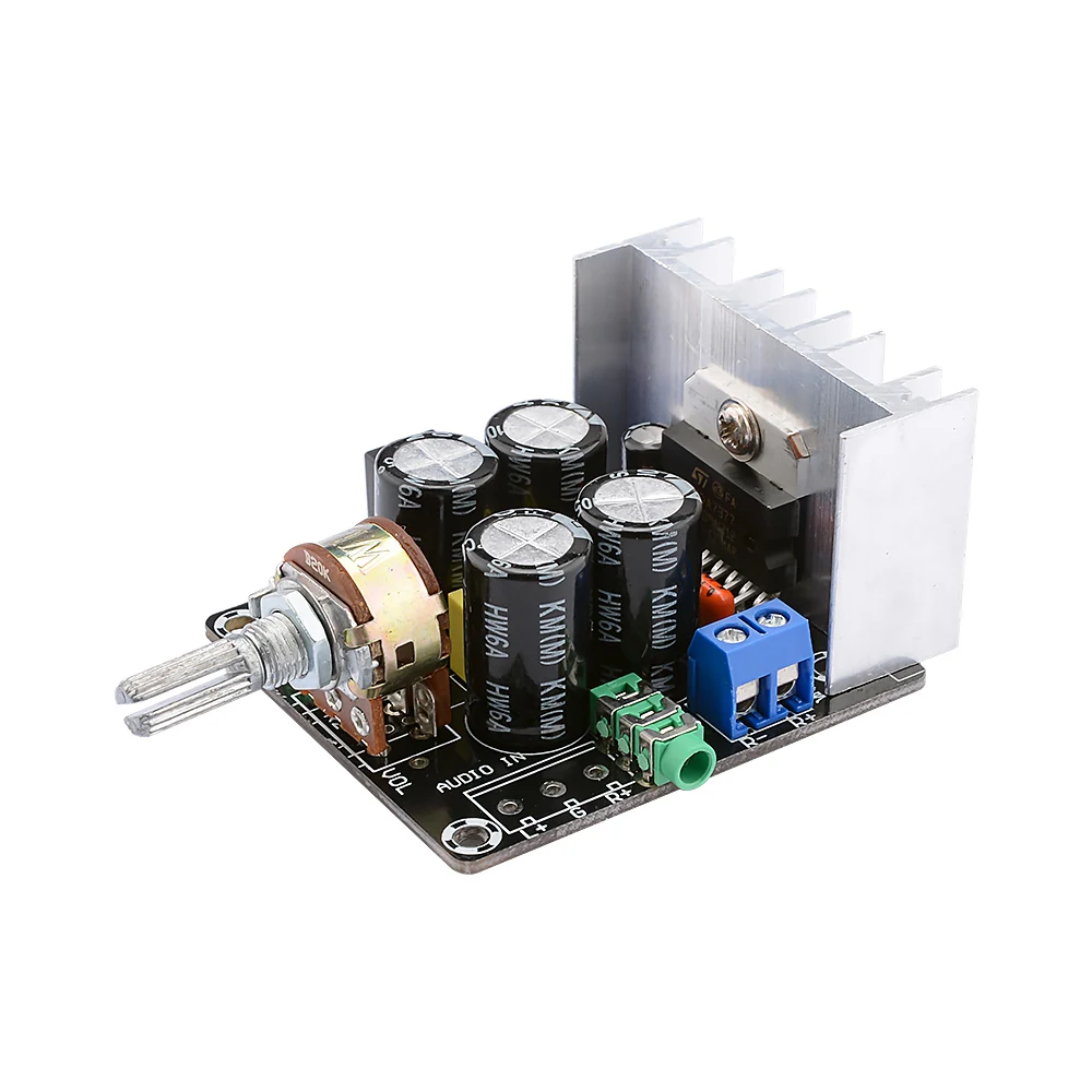 AIYIMA TDA7377 звуковой усилитель 15Wx2 аудио стерео мини DIY книжная полка динамик