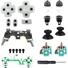 PS4 Pro JDM-050 JDM-055 Jds 055 Jds 050 Reparatie R1L1R2L2 Trigger Knoppen 3D Analoge Joysticks Duimpoken Geleidende Rubber Film
