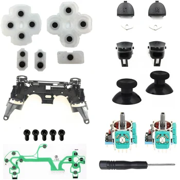 

PS4 Pro JDM-050 JDM-055 JDS 055 JDS 050 Repair R1L1R2L2 Trigger Buttons 3D analog Joysticks Thumb Sticks Conductive Rubber Film