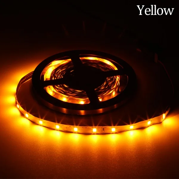 Yellow Светодиодная лента 2A US EU Plug адаптер питания AC 110-240V К DC 12V пульт дистанционного управления IR 24Key для 5M SMD 3528 RGB светодиодные фонари - Испускаемый цвет: Yellow