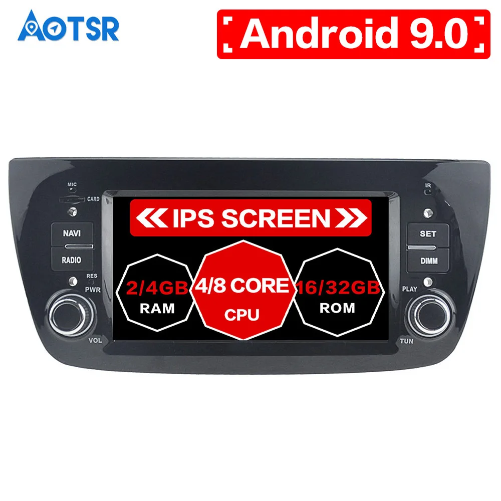 Android 9 0 GPS навигатор без автомобильного DVD плеера автомобильный видеоплеер для FIAT