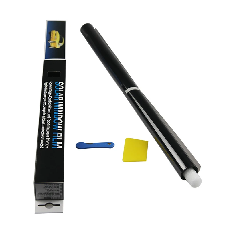 

75cm x 3.0M 1% 5% 25% 50% Car Accessories Auto Home Glass Window Tint Tinting Film Roll Scraper Car Roof Window Tint Film Glass