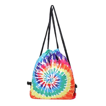 

3D Printing Drawstring Backpack Bag String Sackpack Outdoor Sports Travel Cinch Sack M5TE