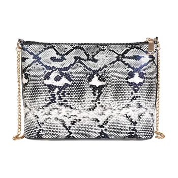 

Small Snake Print Shoulder Bags Messenger Handbags for Women PU Leather Flap Bag Serpentine Chain Bags Bolsas Mujer Sac A Main