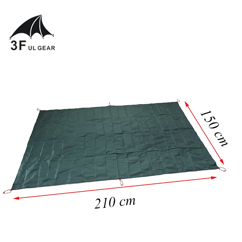 Бесплатная доставка 210*150 см 3F ul gear Foot влагостойкий грунтовой лист с