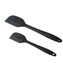 Silicone Kitchenware Two-piece Set Large Small Scraper Small Silicone Brush Food Grade One-piece Kitchen Tools