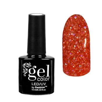 

"Sparkling diamond" gel-varnish, three-phase LED / UV, 10ml, color 005 orange