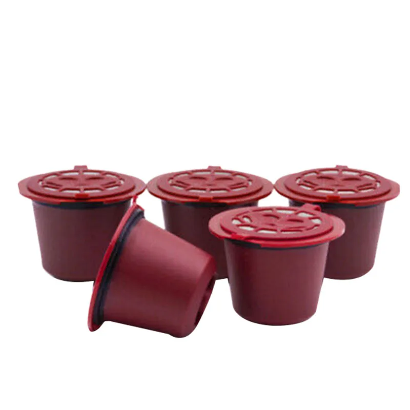 

5/Pcs Stainless Steel Filter Reusable Coffee Capsules for Nespresso Machines