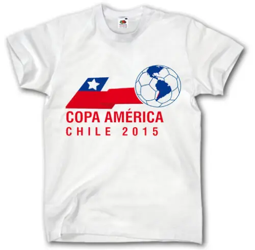 

COPA AMERICA CHILE 2015 S-XXXL SHIRT FOOTBALL SOCCER FUTEBOL FUTBOL CAMISETABrand Hip Hop Print Men Tee High Quality 100% Cotton