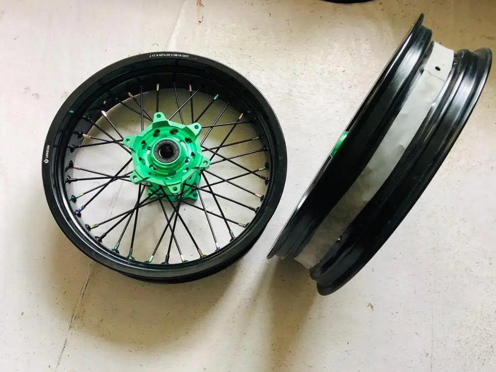 Велосипед внедорожник KX250F 450F KLX250 KLX450 NC250 3 5x17 4 25x17 36 спиц из алюминиевого сплава