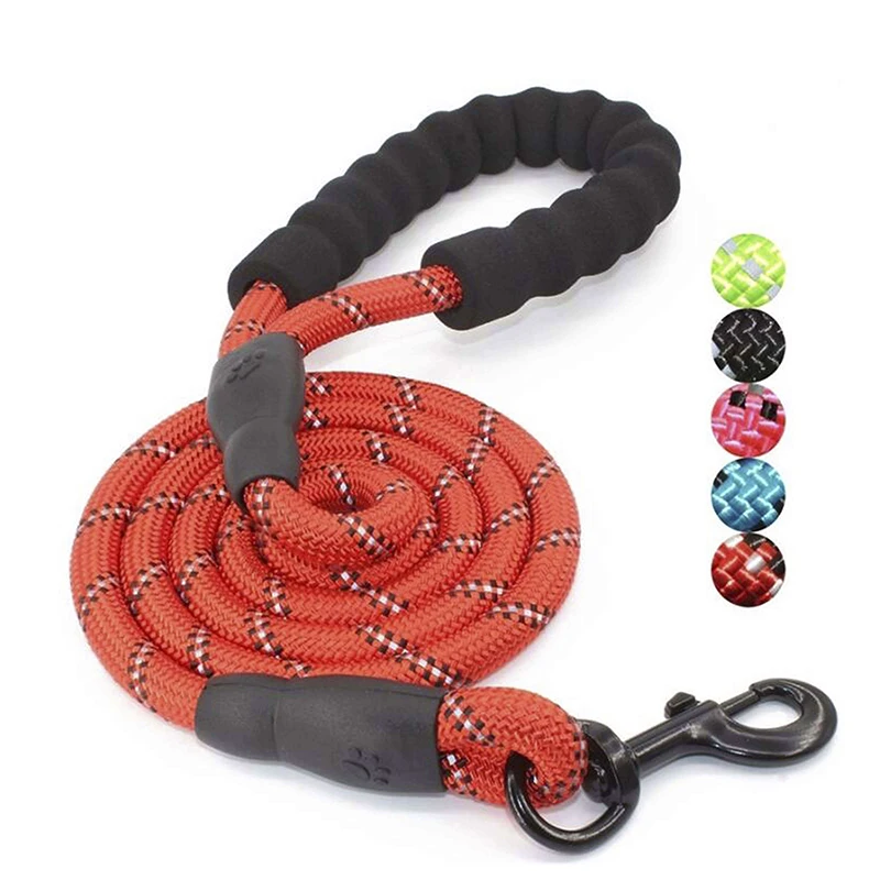 

Durable Nylon Dog harness Color 1.5M Pet Dog Leash Walking Training Leash Cats Dogs Leashes Strap Dog Belt Rope