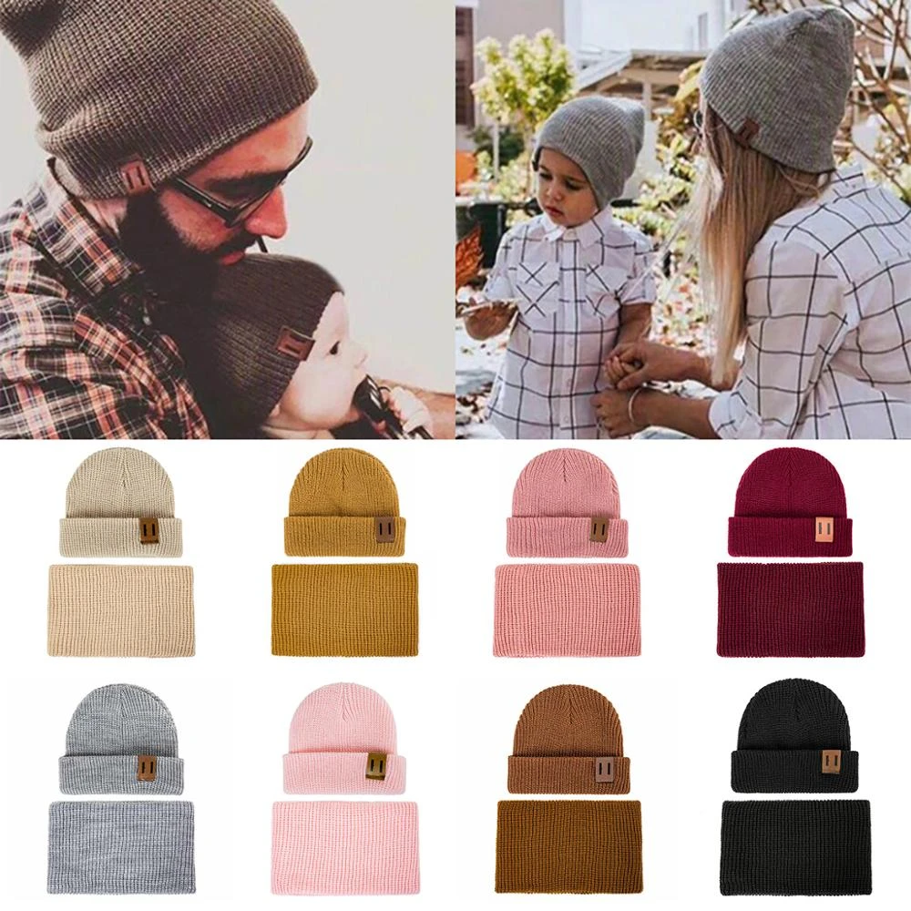 Reakides Ensemble Echarpe Chapeau Pour Bebe Couvre Chef Chaud Couvre Chef Echarpes Tricot Aliexpress