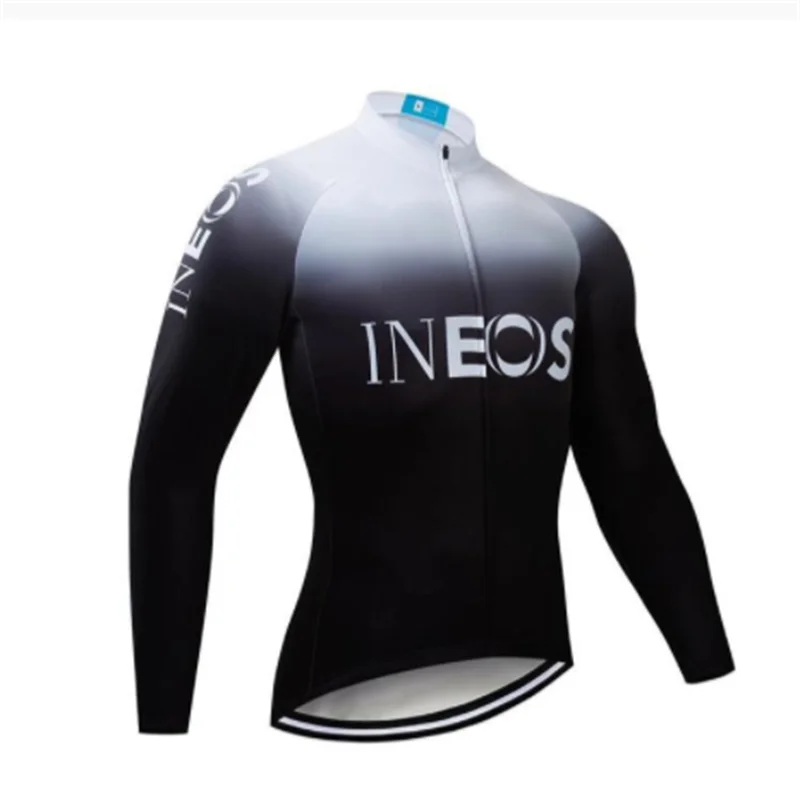 Bicycle Clothing MTB Bike Jersey Sleeve Cycling Clothing Men Short Full Zipper Polyester Long sleeve