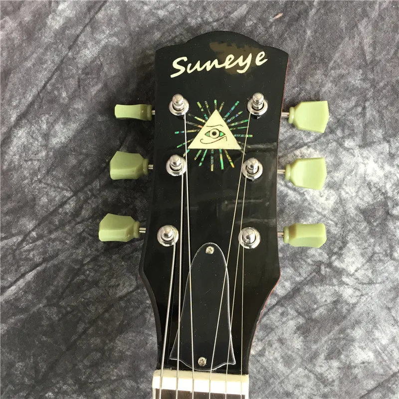 Suneye CS Cherry Sunburst Tiger Surface готовая стандартная электрогитара на заказ