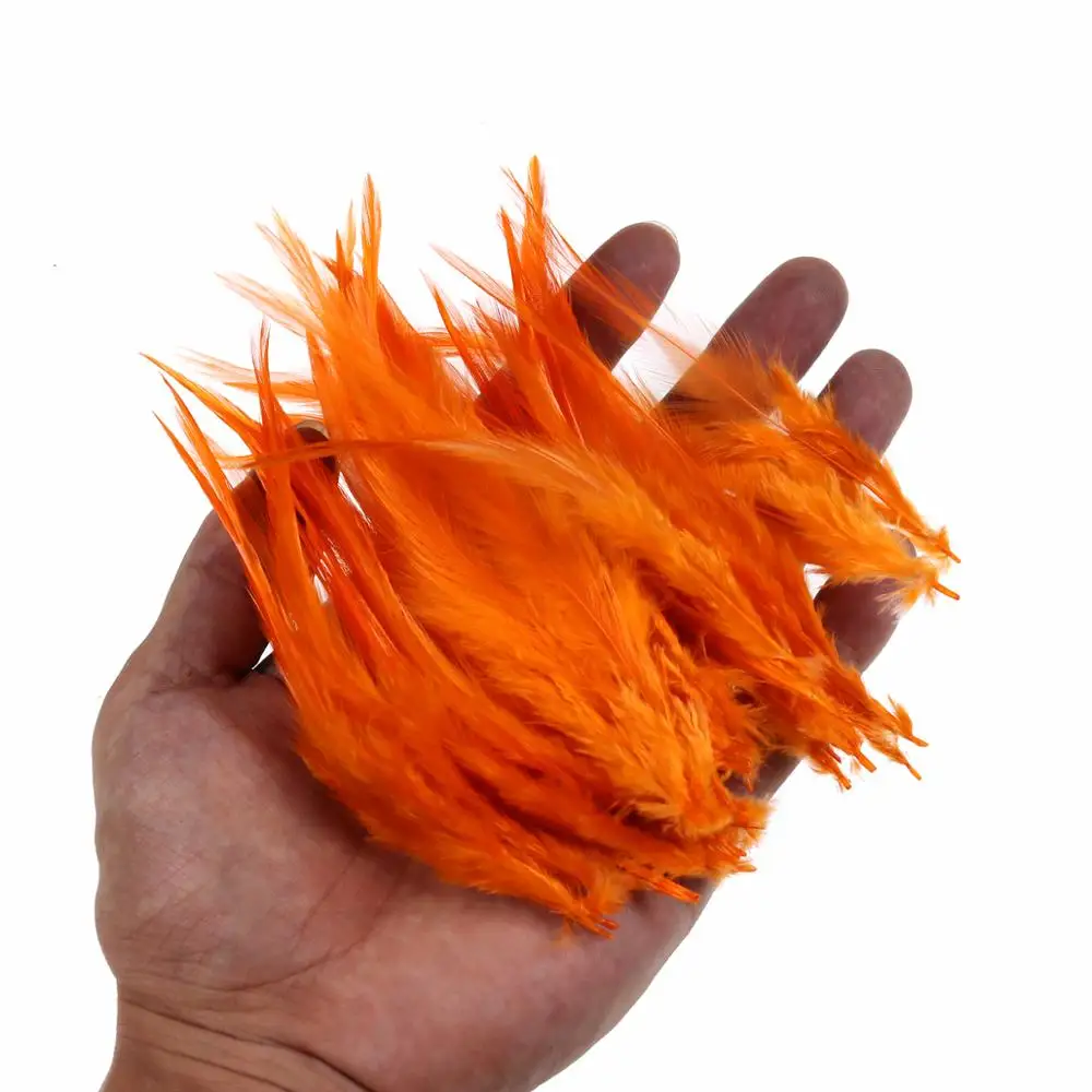 Wifreo 50 шт. седло для петуха вязание мушек перья Schlappen форели лосося Steelhead Bass Saltwater
