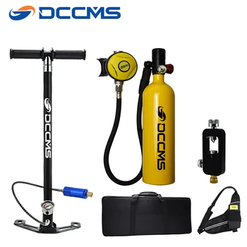 

Mini scuba diving equipment 1000ML diving oxygen tank with four-stage air pump underwater use for 20 minutes