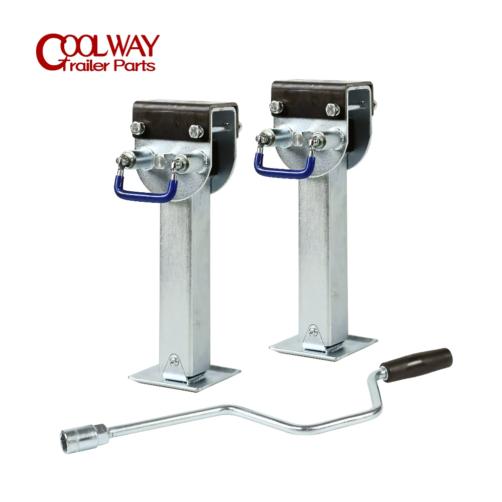 2pcs 360550mm Stabilizer Legs Drop Down Caravan Parking Motorhome