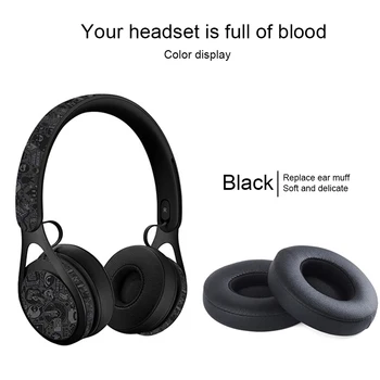 

Replacement Protein Leather Foam Ear wire Headphone Soft PU Earpad Pads for Beats By Dr. Dre EP Earpads