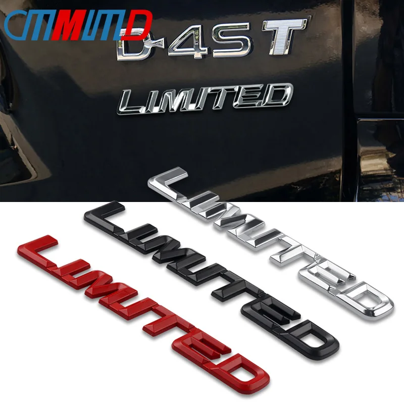 

Car Styling 3D Limited Edition Metal Sticker Car Body Emblem Badge Sticker Decal for Toyota Highlander Jeep Grand Cherokee