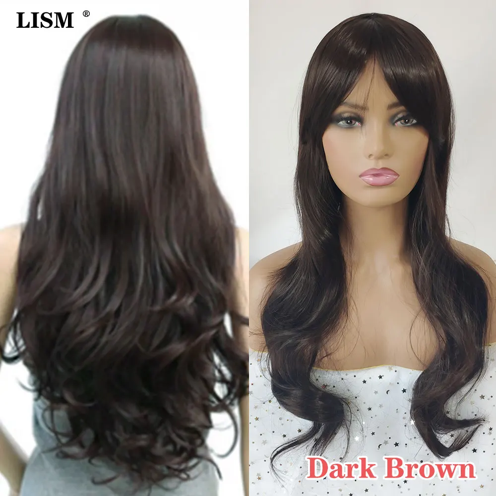 Wigs for Black Women Perruque Caramel Sirenita Lolita Hair Bangs Peluca Corta De Pelo Peruca Loira Cosplay Ombre Synthetic Wig