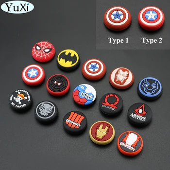 

YuXi 2PCS For XBOX one 360 Switch Pro Silicone Rubber Analog Joystick Extender Thumb Grips Button for Sony PS4 PS3 controller