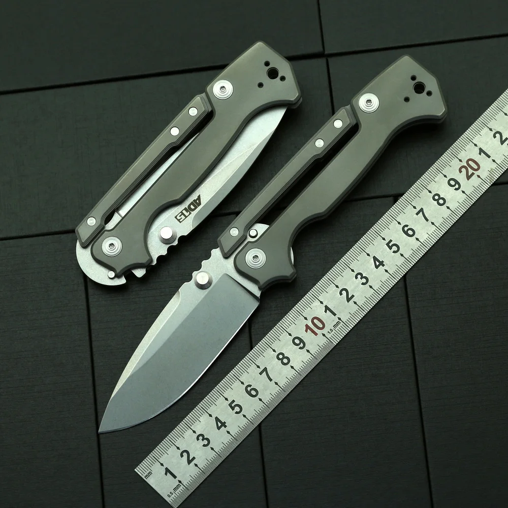Новый складной нож AD15 D2 Blade Титановая стяжка Ручка На открытом воздухе Кемпинг