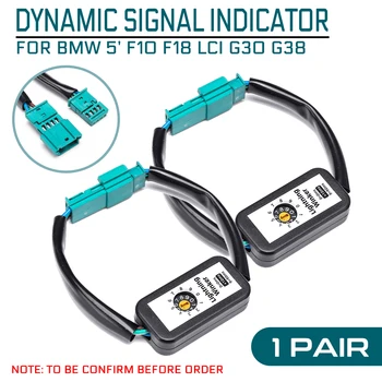 

For BMW F18 LCI G30 G38 2pcs Dynamic Left&Right Turn Signal Indicator LED Taillight Add-on Module Cable Wire Harness Adapter