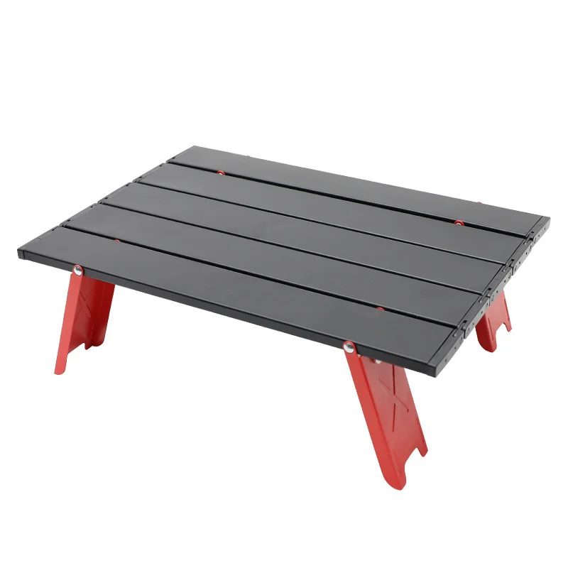 Portable Outdoor Folding Table Furniture Picnic Barbecue Camping Tableware Collapsible Computer Desk Aluminum Household Bed | Спорт и