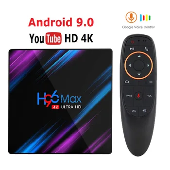 

H96 MAX Android TV Box RK3318 Smart Tv Box 4K Bluetooth 2.4G/5G Wifi 4GB Ram 32GB 64GB box Android tv smart box 9.0 set-top box