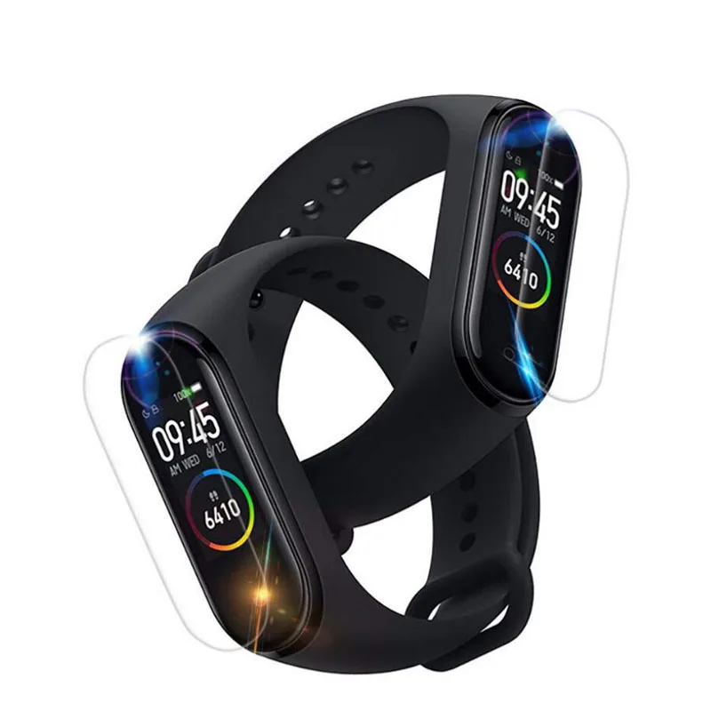 

12pcs screen protector for xiaomi band 2 3 4 nano soft tpu protective film for xiaomi mi band4 smart bracelet xiomi band2 band3