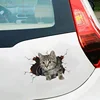 New 1Pcs Car 3D Stereo Cat Big Dog Scratch Masking Sticker Cute Cat Car Sticker 3D Animal Vinyl Decal Reflective Car Stickers ► Photo 2/6