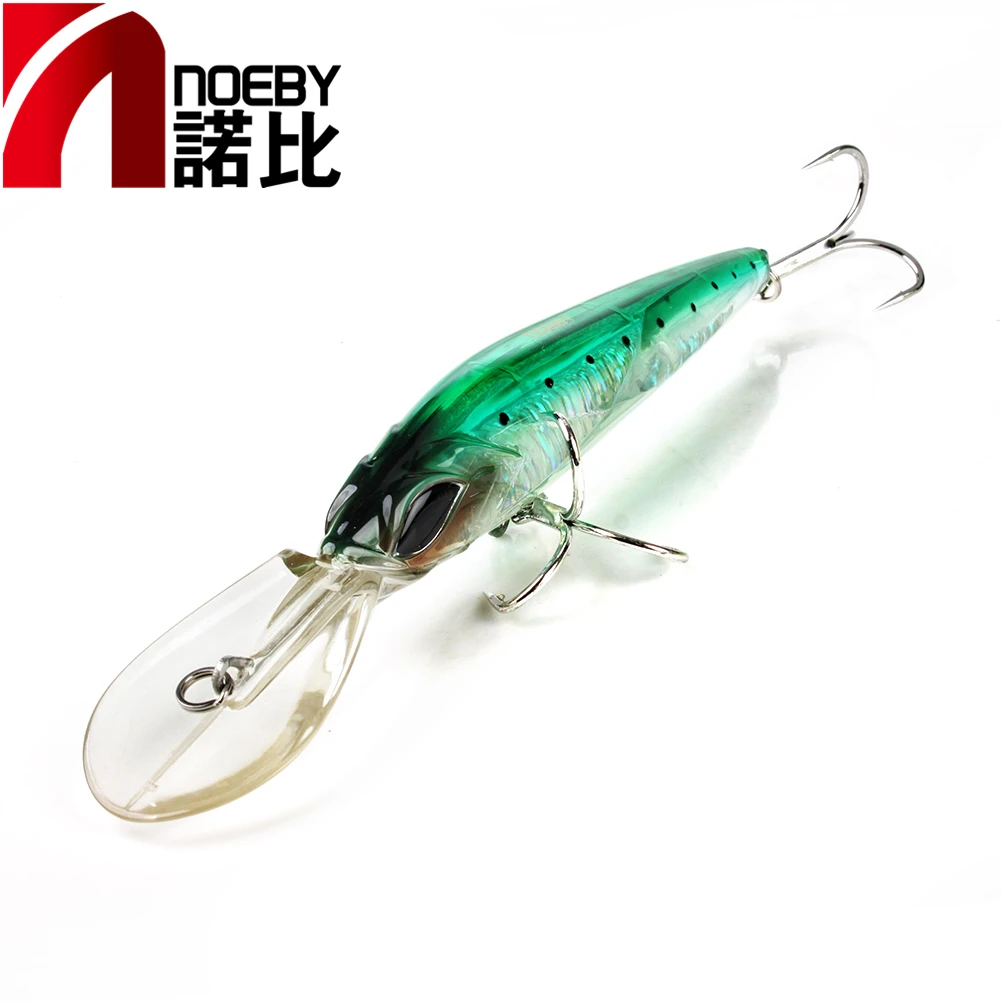 Noeby NBL9485 newest minnow fishing lure hard bait sea trolling lure 180mm/90g sinking for tuna bluefish