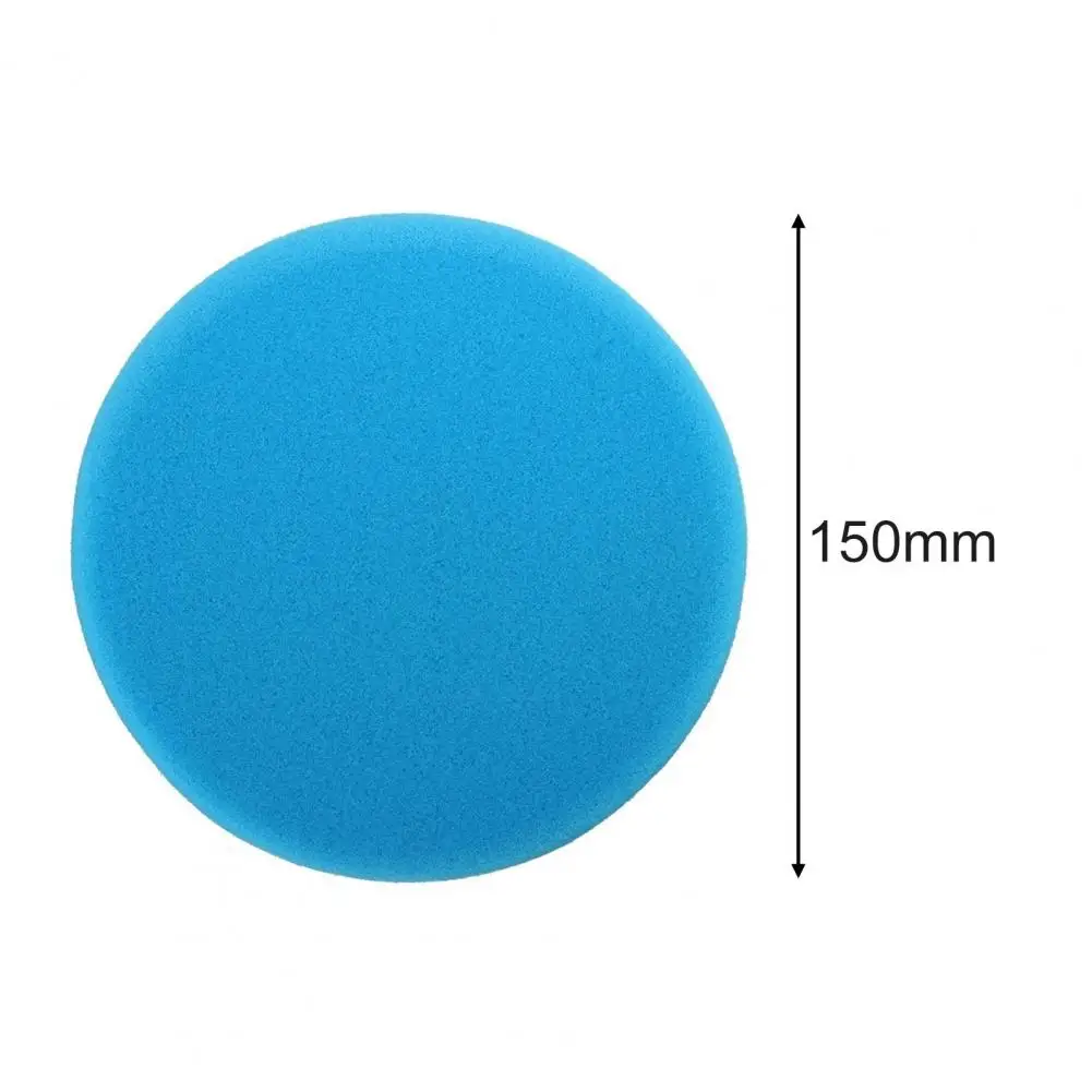 Car Polishing Sponge 6 Inch 150mm Soft Durable Lightweight Eco-friendly Round Cleaning Pad For Car